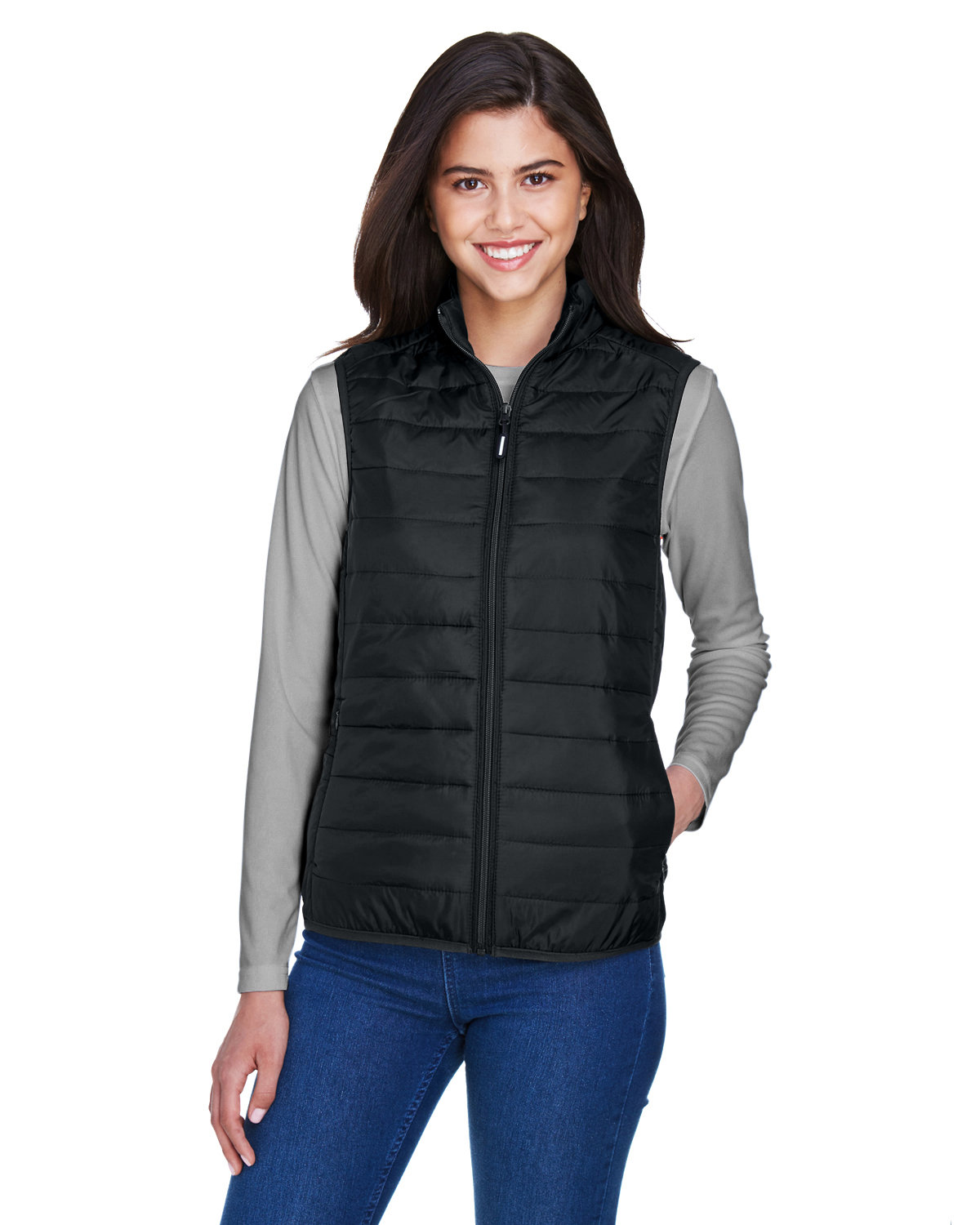 Core 365 Ladies\' Prevail Packable Puffer Vest 