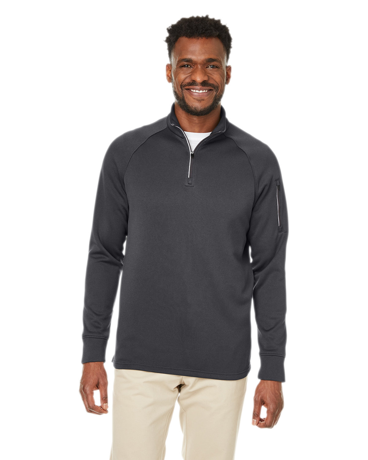 [AB] CORE365 Unisex Fusion ChromaSoft™ Fleece Quarter-Zip