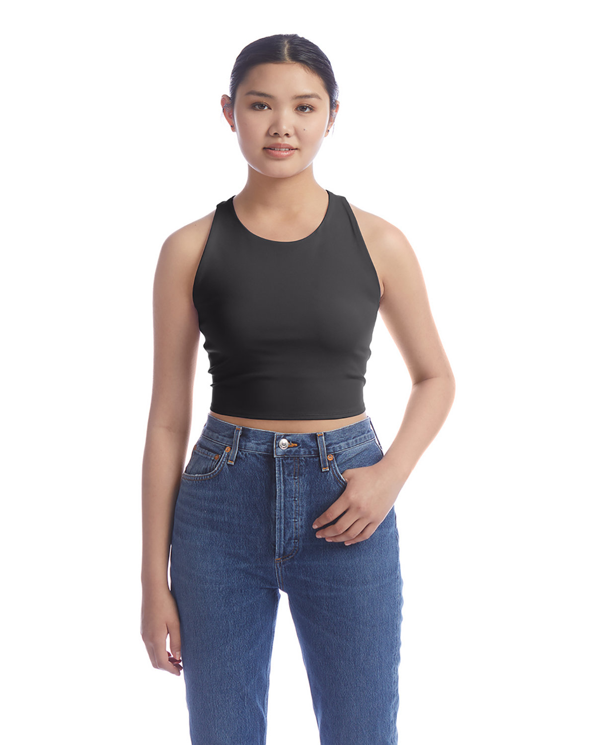 [AB] Champion Ladies' Fitted Cropped Tank