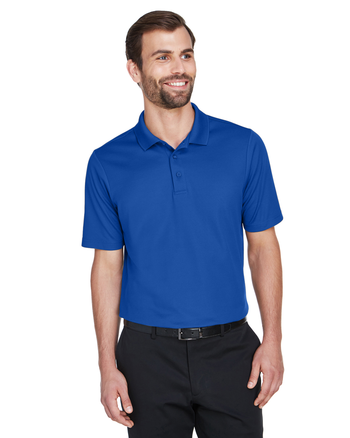 DG20T Devon & Jones CrownLux Performanceâ„¢ Men\'s Tall Plaited Polo