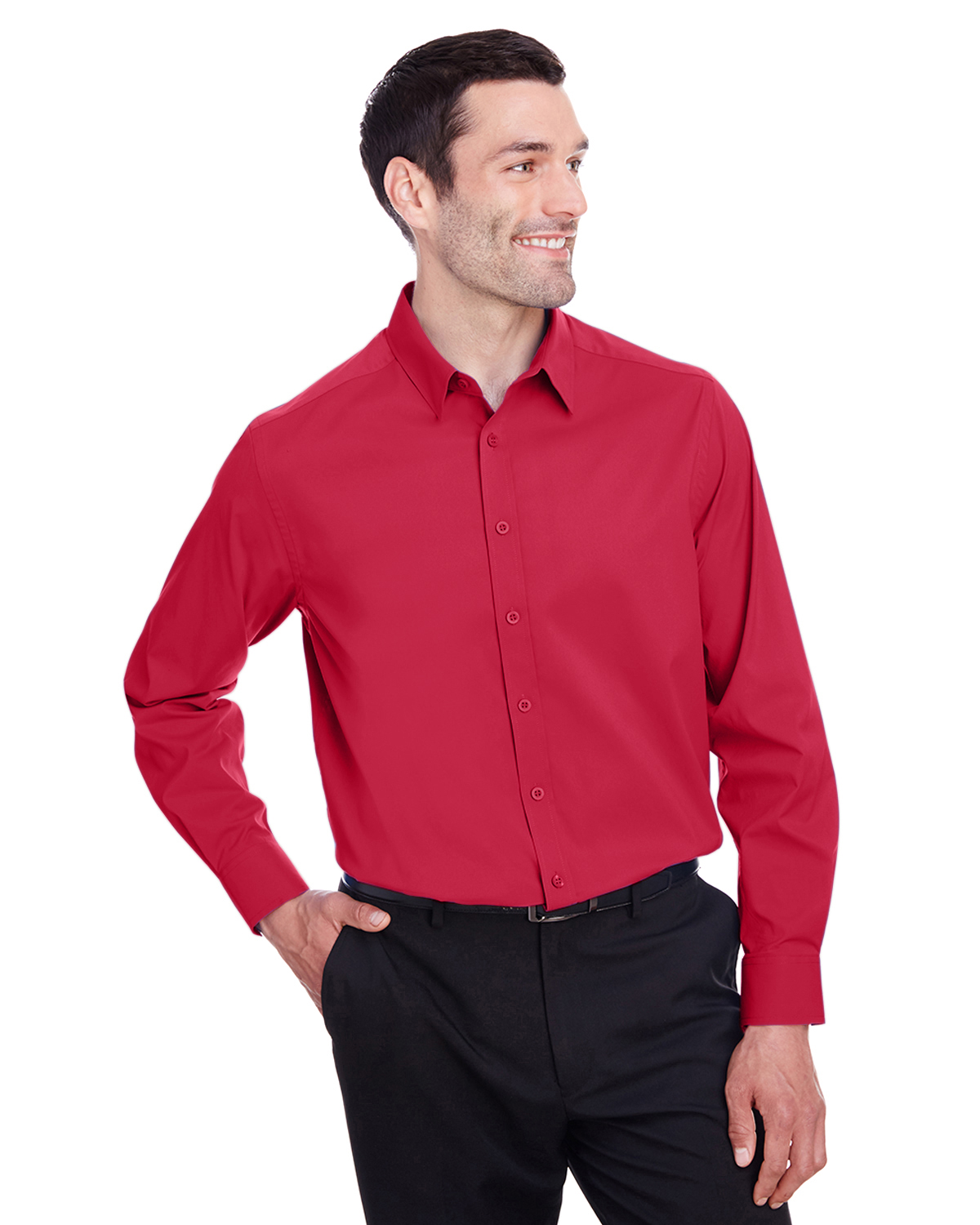 DG542  Devon & Jones Men\'s CrownLux Performance™ Stretch Shirt