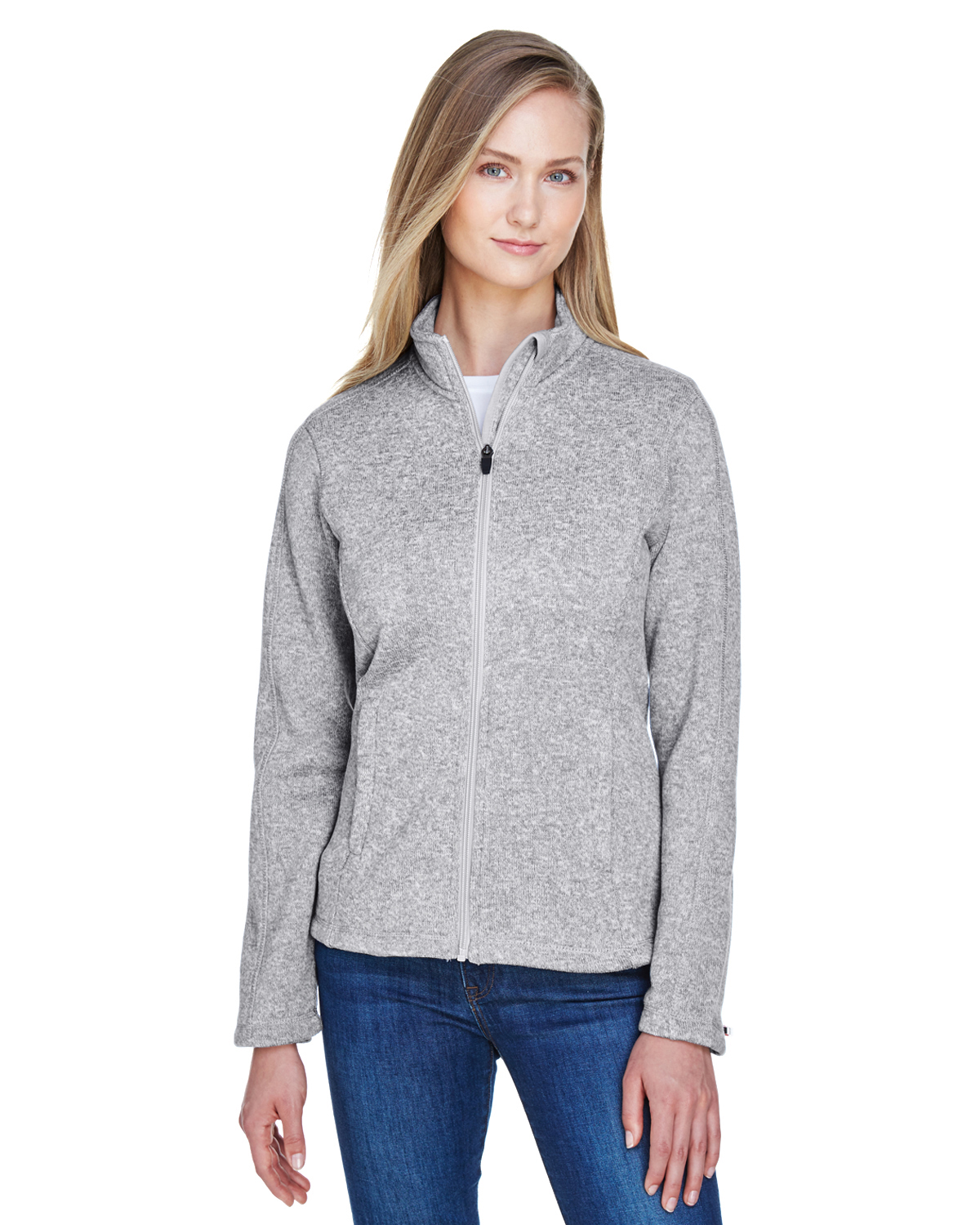 DG793W Devon & Jones Ladies\' Bristol Full-Zip Sweater Fleece Jacket