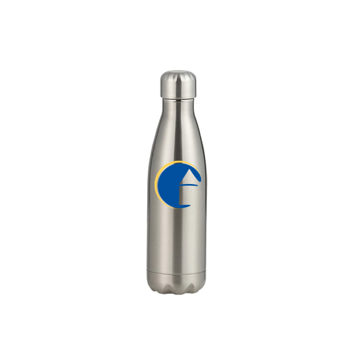 SSB17-S Silvertone Tapered Water Bottle Stainless Steel E.B.N.H.C.