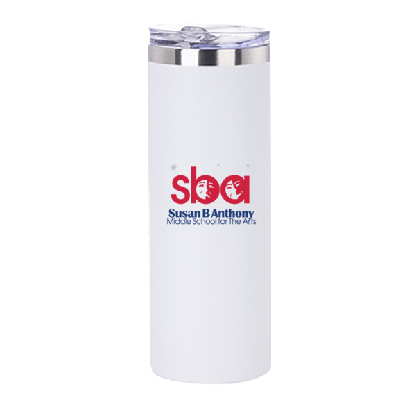 Susan B. Anthony Middle School Simply 20oz Engraving Skinny Tumblers