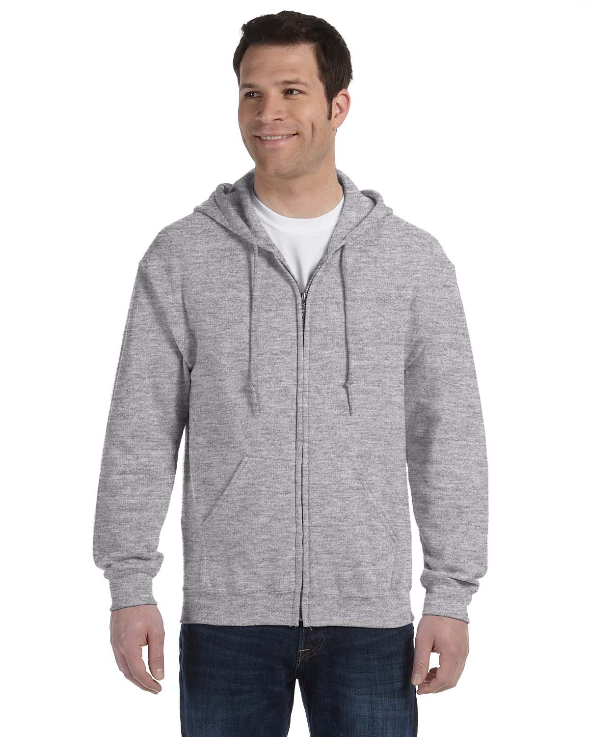 G186 Gildan Adult Heavy Blendâ„¢ Adult 8 oz., 50/50 Full-Zip Hood