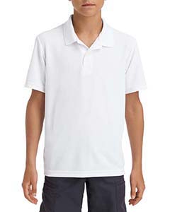 G458B Gildan PerformanceÂ® Youth 5.6 oz. Double Pique Polo