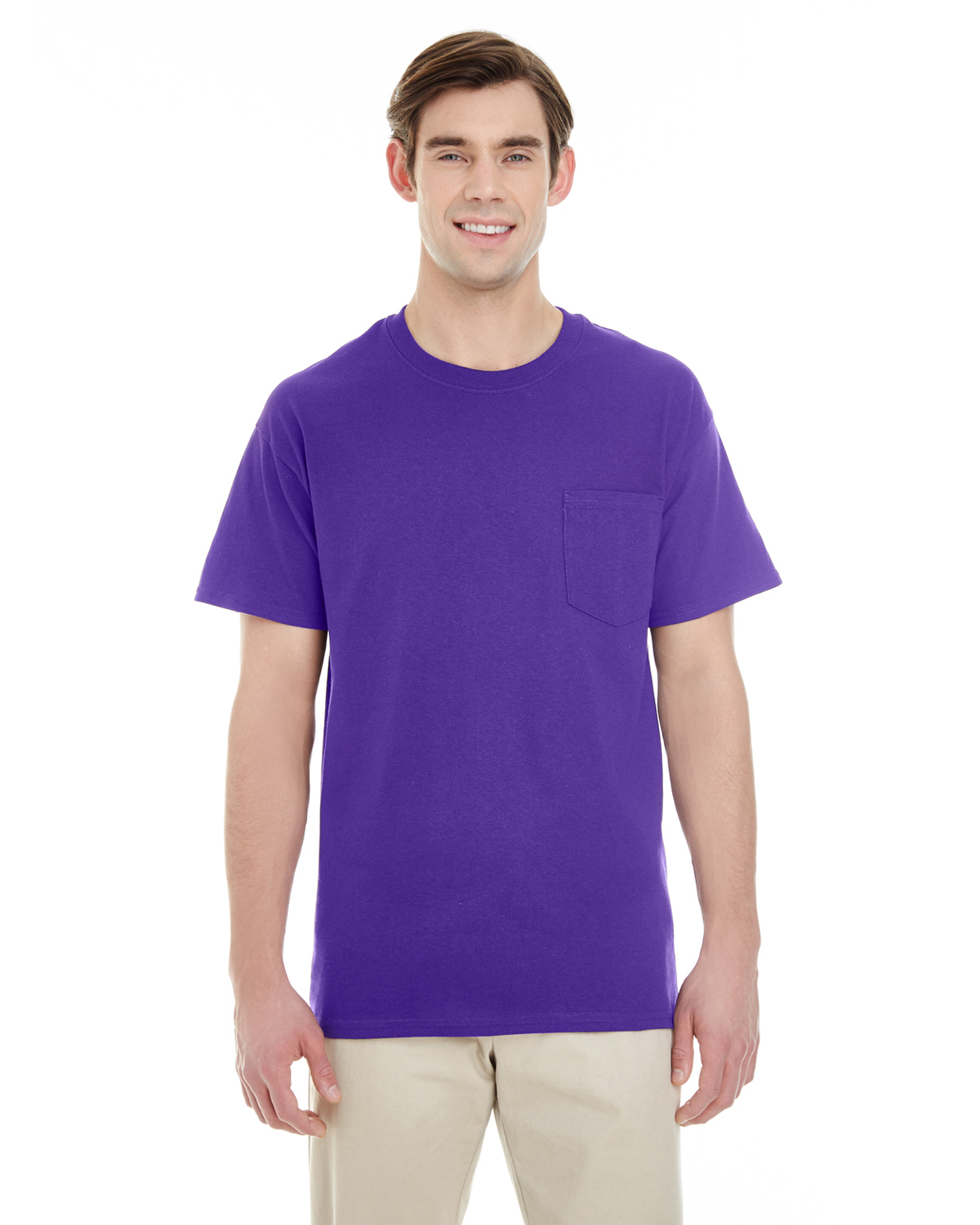 G530 Gildan Adult 5.3 oz. Pocket T-Shirt