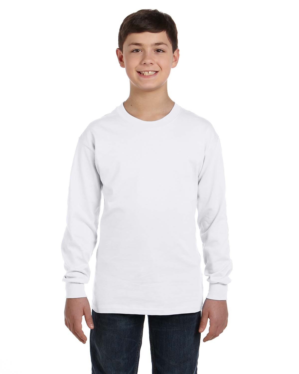 [AB] Gildan Youth Heavy Cotton™ Long-Sleeve T-Shirt