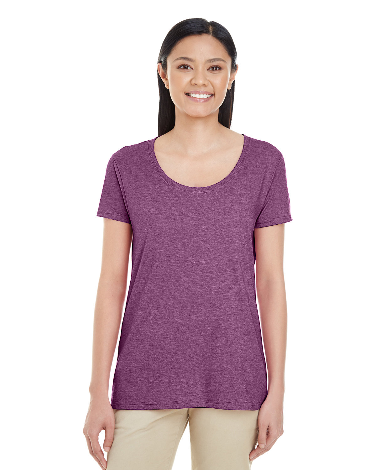 [AB] Gildan Ladies' Softstyle® Deep Scoop T-Shirt