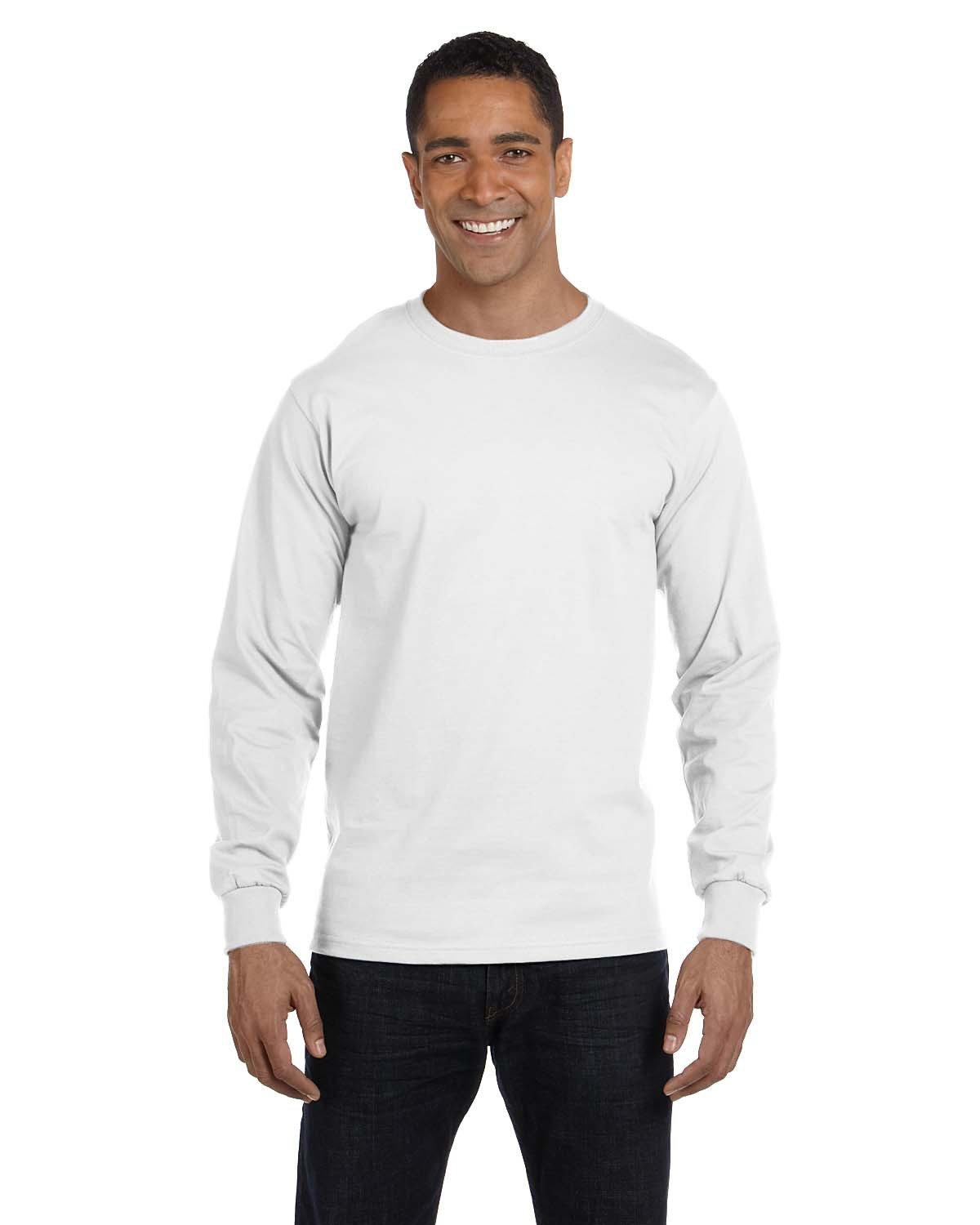 G840 Gildan Adult 5.5 oz., 50/50 Long-Sleeve T-Shirt