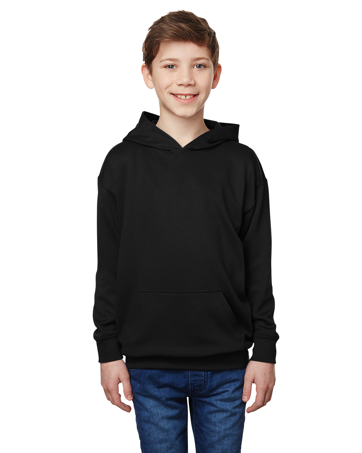 Gildan PerformanceÂ® Youth 7 oz., Tech Hooded Sweatshirt