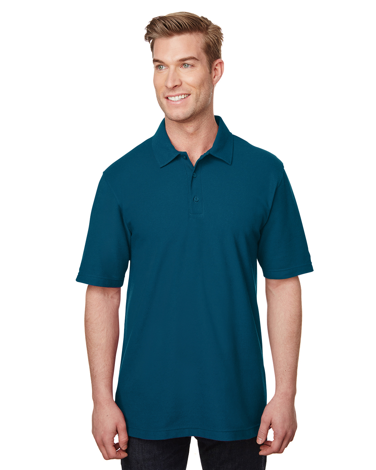 GCP800   Gildan Dryblend® Adult CVC Polo