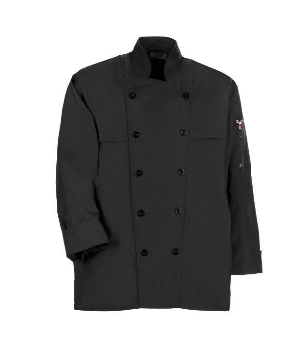 HC25-LS Mesh Long Sleeve Lightweight Chef Coat