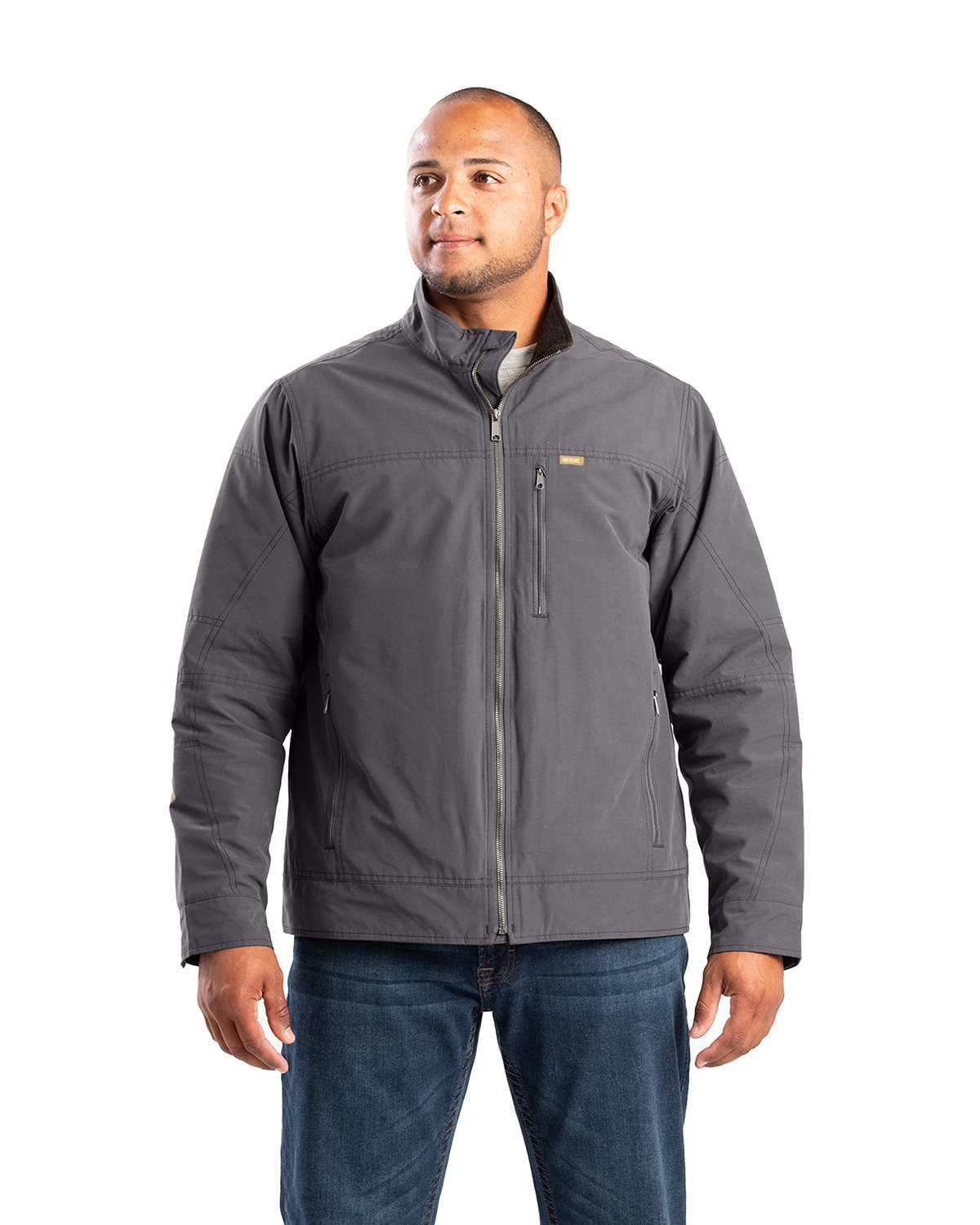 [AB] Berne Men's Highland Quilt-Lined Micro-Duck Jacket