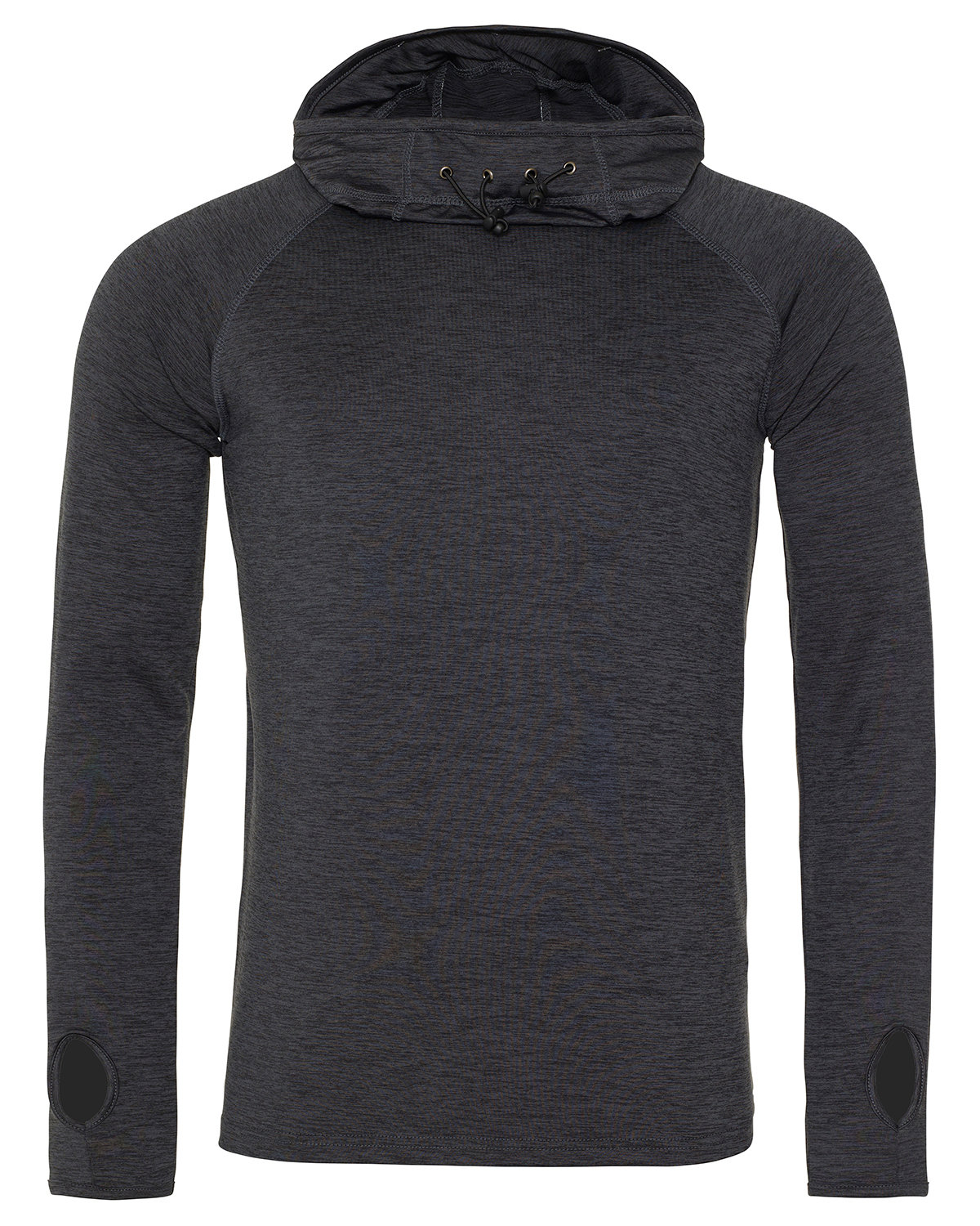 [AB] Just Hoods By AWDis Men's Cool Cowl-Neck Long-Sleeve T-Shirt