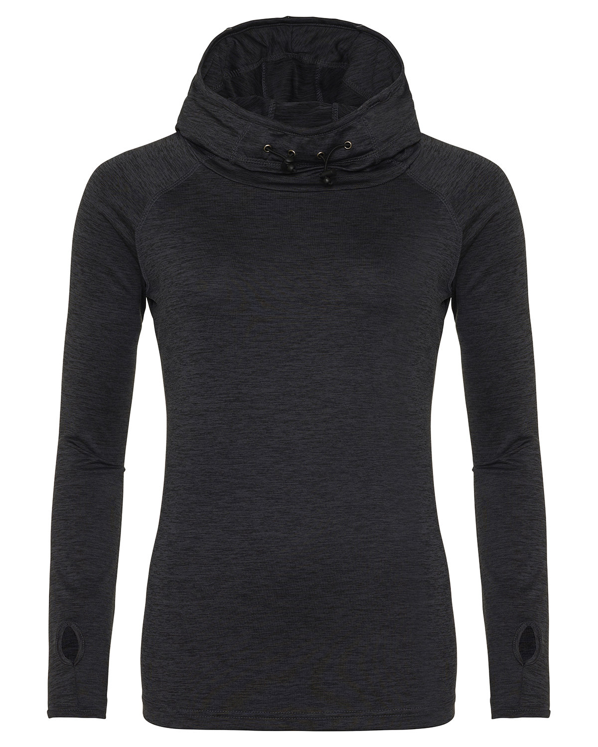 [AB] Just Hoods By AWDis Ladies' Cool Cowl-Neck Long-Sleeve T-Shirt