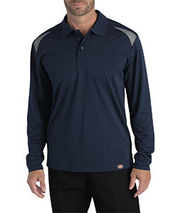 LL606 Dickies Men\'s Long-Sleeve Performance Polo