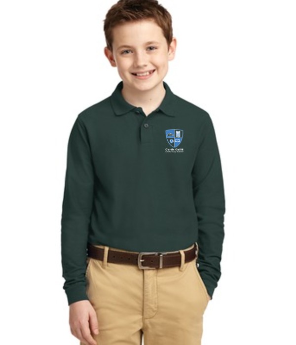 Youth Long Sleeve Polo