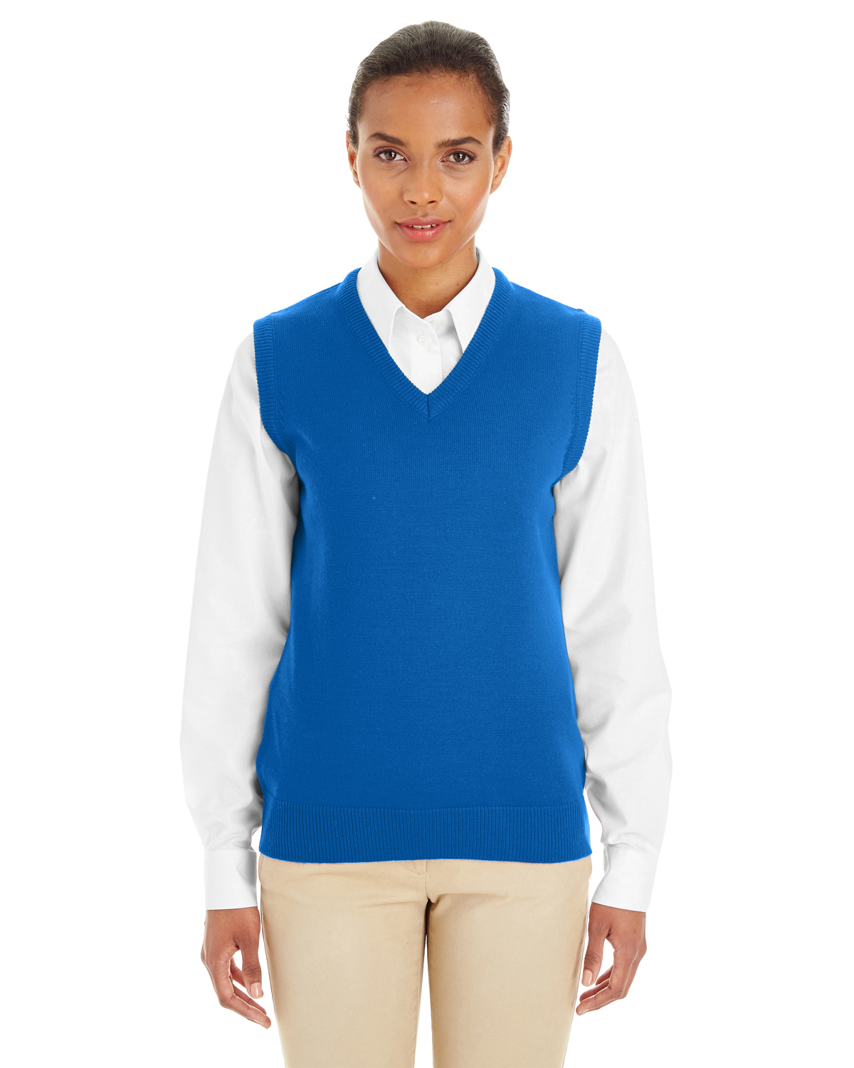 Harriton Ladies\' Pilbloc™ V-Neck Sweater Vest