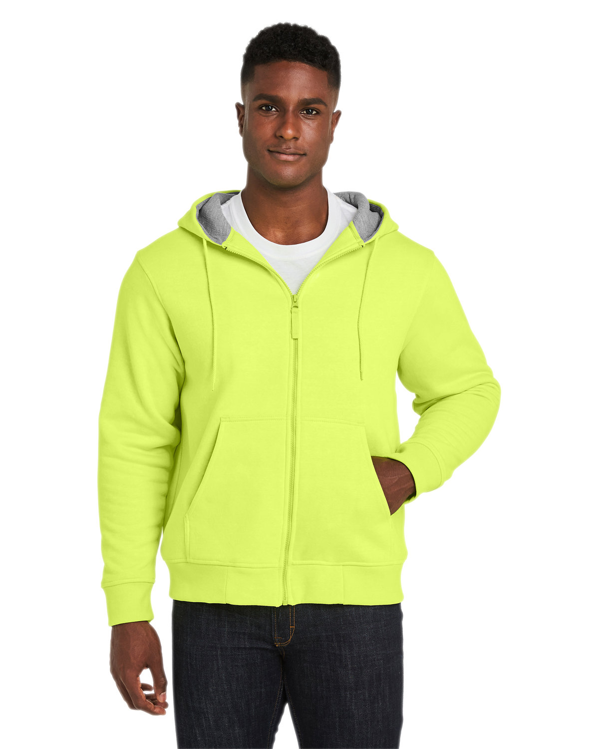 Harriton Men\'s ClimaBloc™ Lined Heavyweight Hooded Sweatshirt