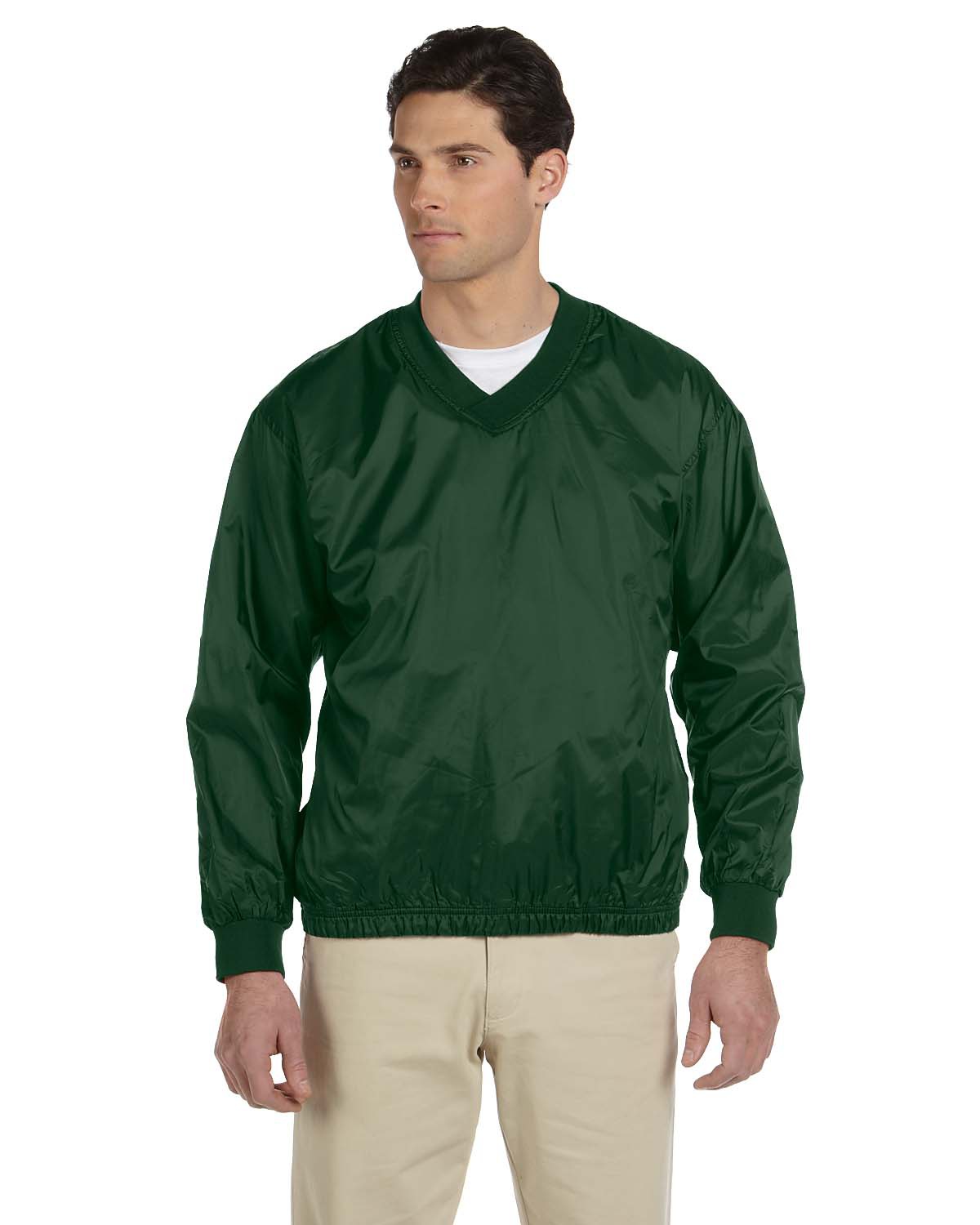 Harriton Athletic V-Neck Pullover Jacket
