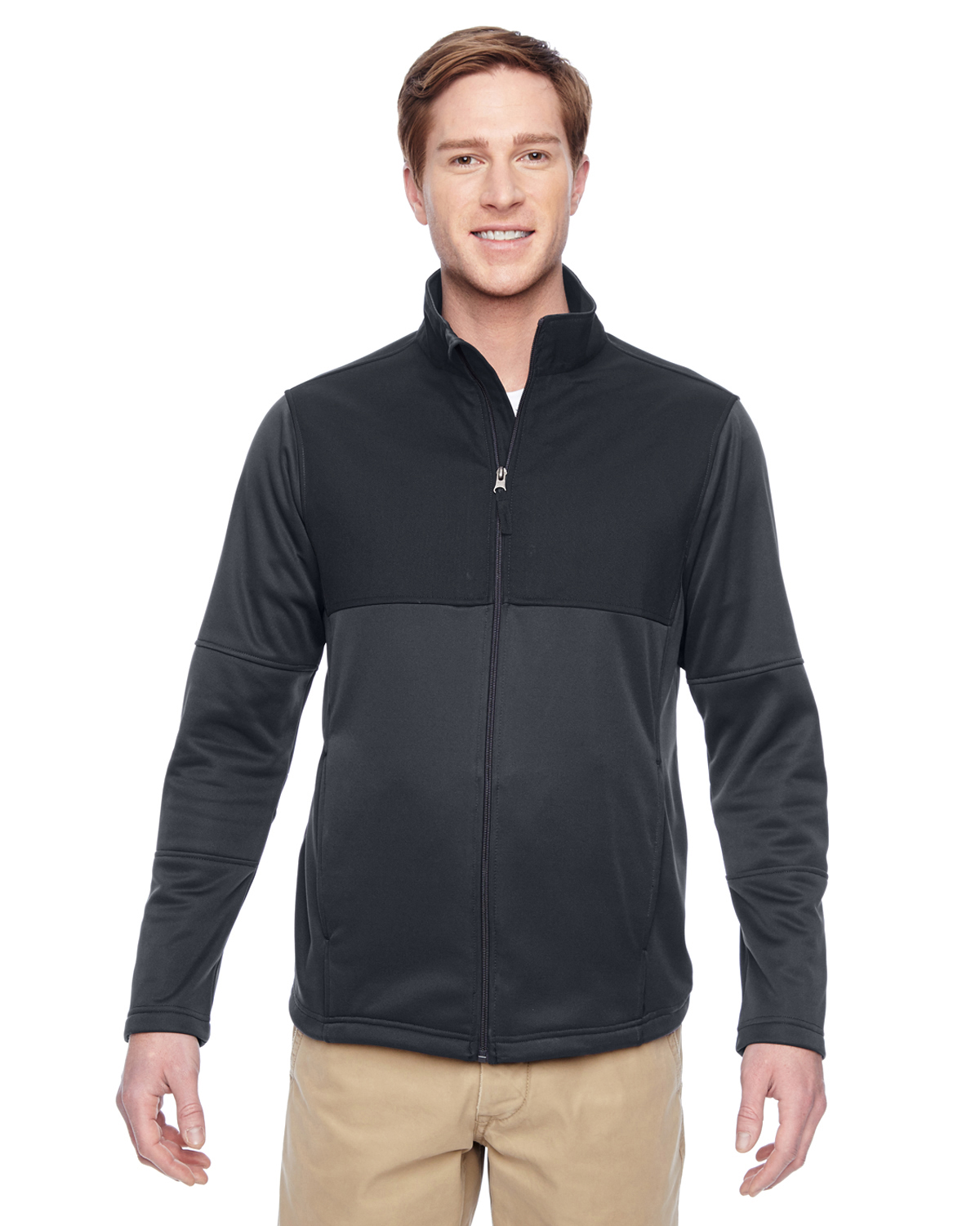 Harriton Men's Task Performance Fleece Full-Zip Jacket