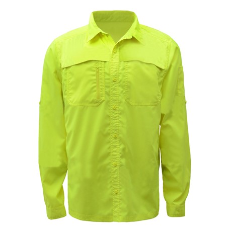 NON-ANSI NEW DESIGNED LIGHTWEIGHT RIP STOP BOTTOM DOWN SHIRT W/SPF 50+