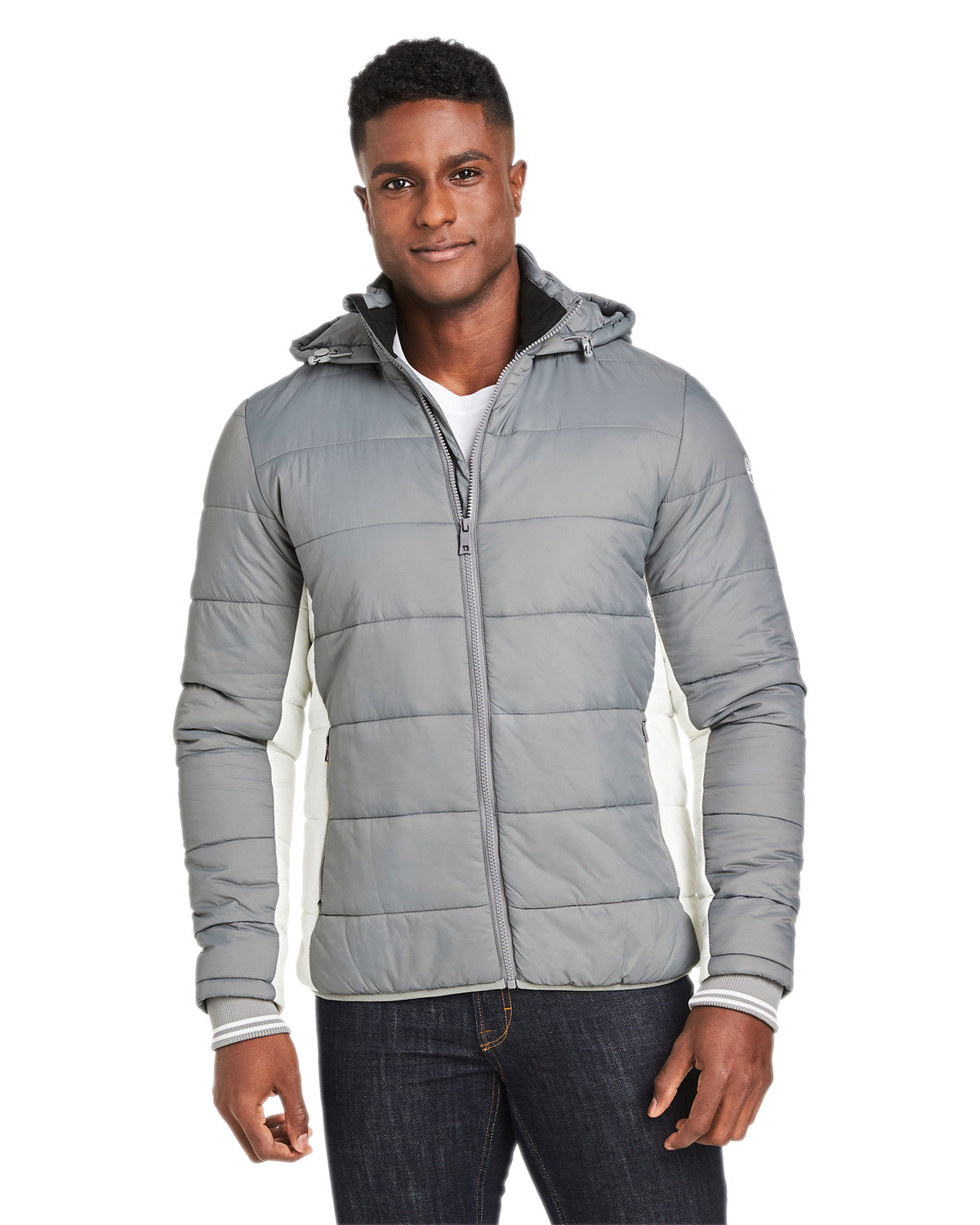 [AB] Nautica Men's Nautical Mile Puffer Packable Jacket