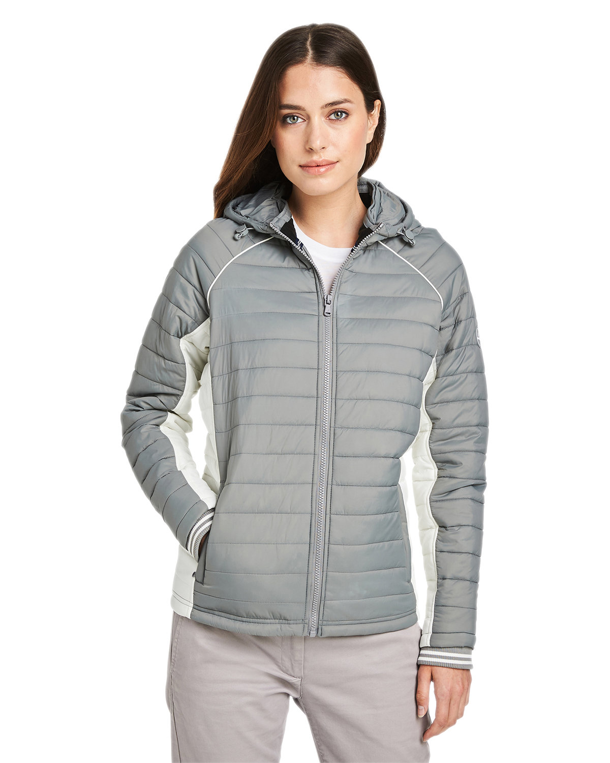 [AB] Nautica Ladies' Nautical Mile Puffer Packable Jacket