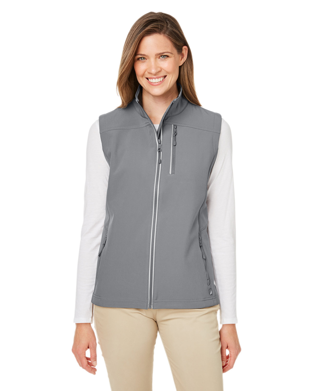 [AB] Nautica Ladies' Wavestorm Softshell Vest