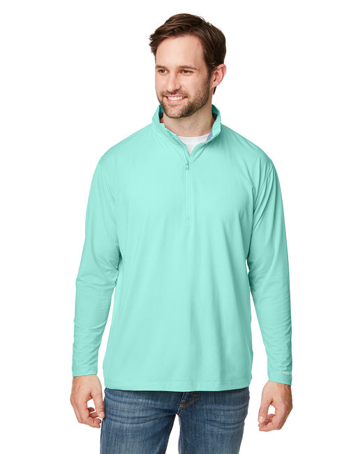 Solaris Active Knit Long Sleeve Textured Quarter-Zip Pullover