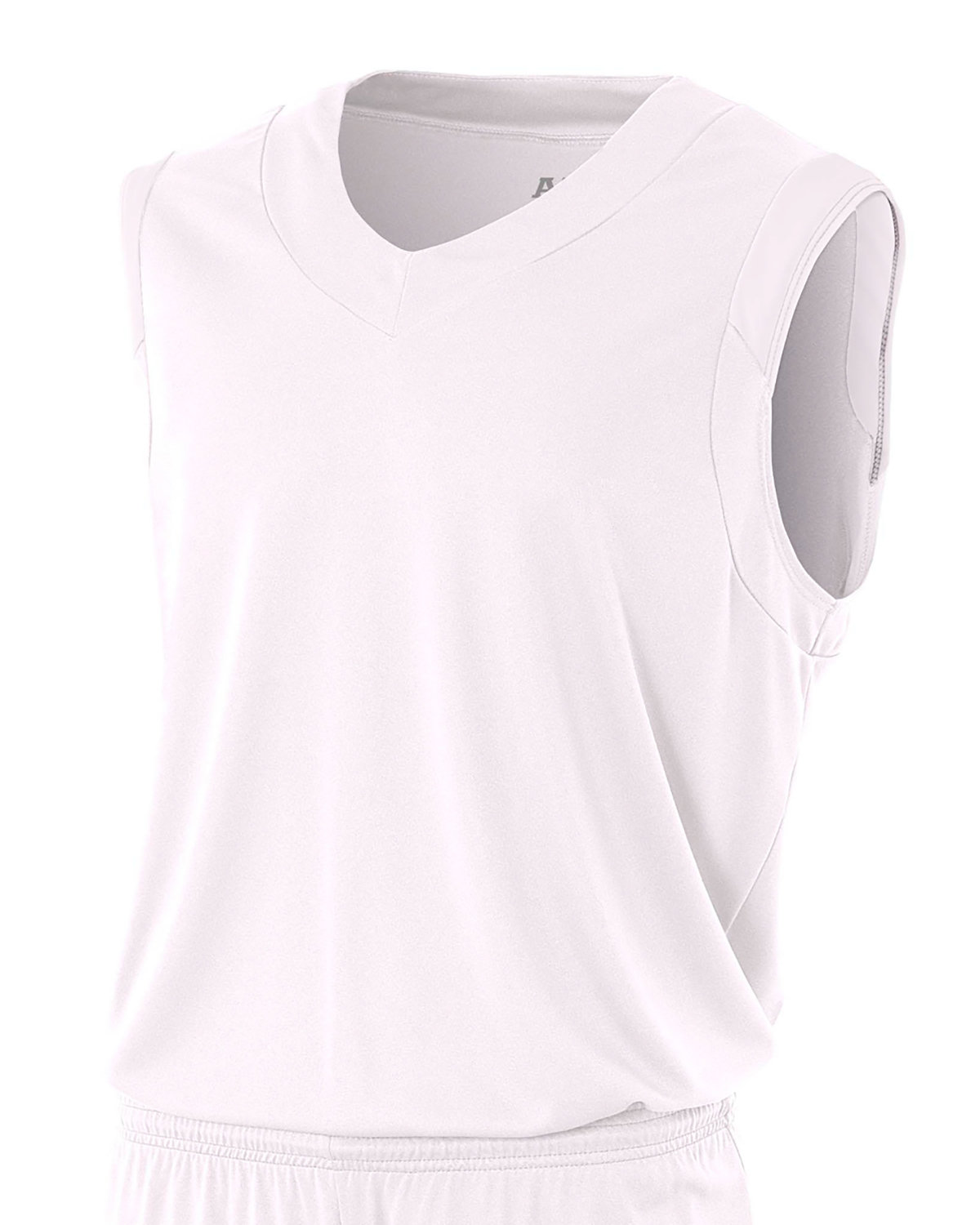 [AB] A4 Adult Moisture Management V Neck Muscle Shirt