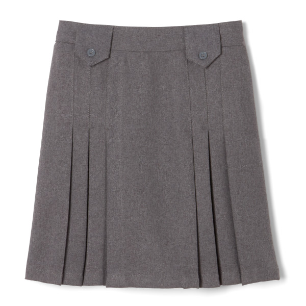 SV9011W  Front Pleated Tab Skirt