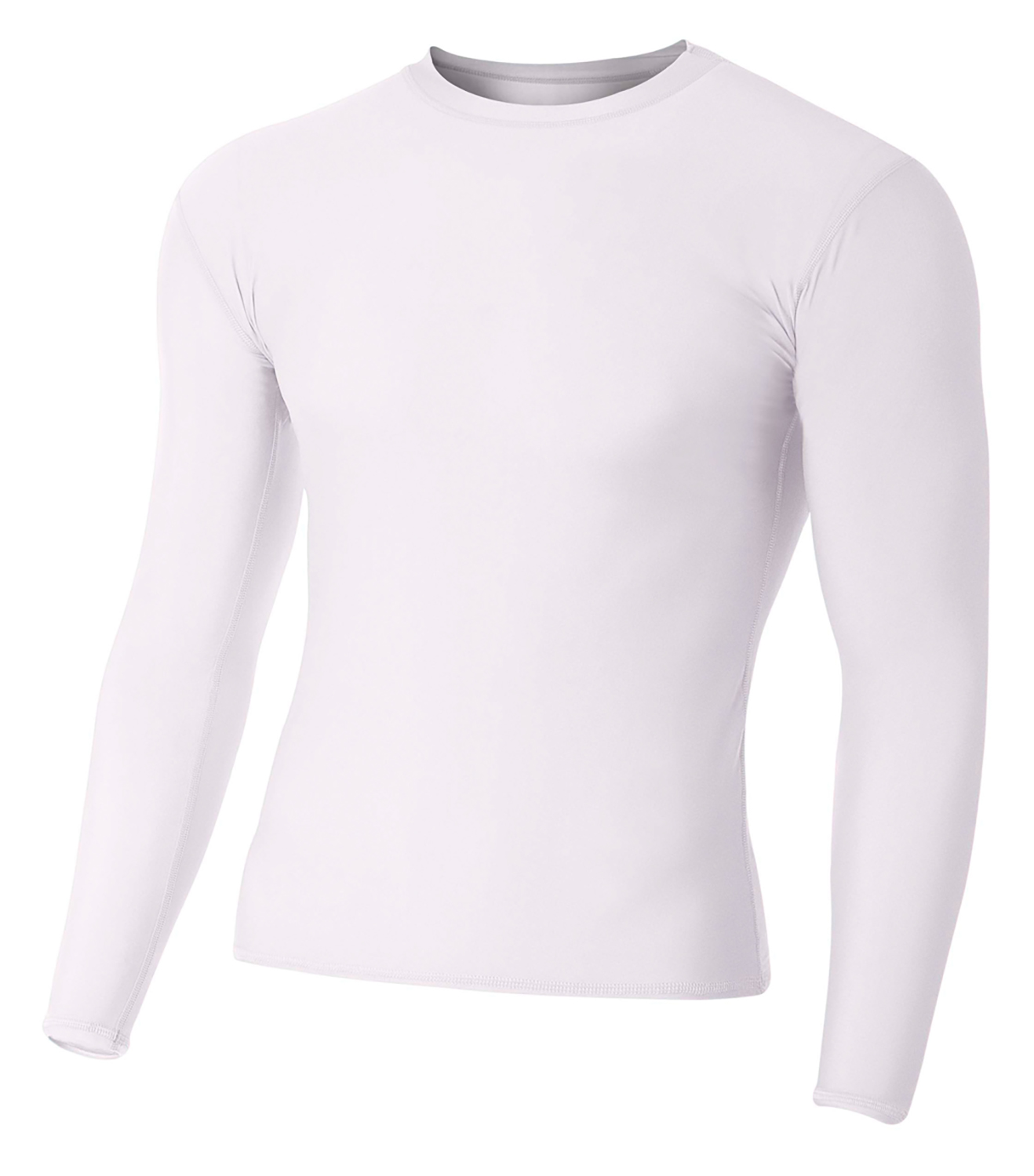 N3133 A4 Adult Polyester Spandex Long Sleeve Compression T-Shirt