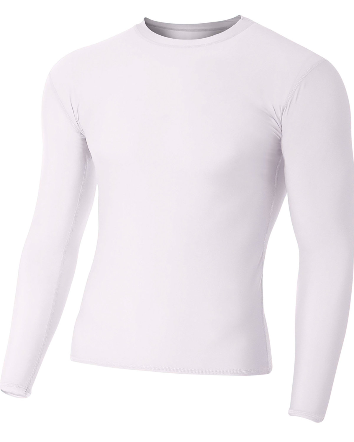 [AB] A4 Adult Polyester Spandex Long Sleeve Compression T-Shirt