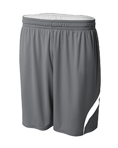NB5364 A4 Youth Performance Double/Double Reversible Basketball Short
