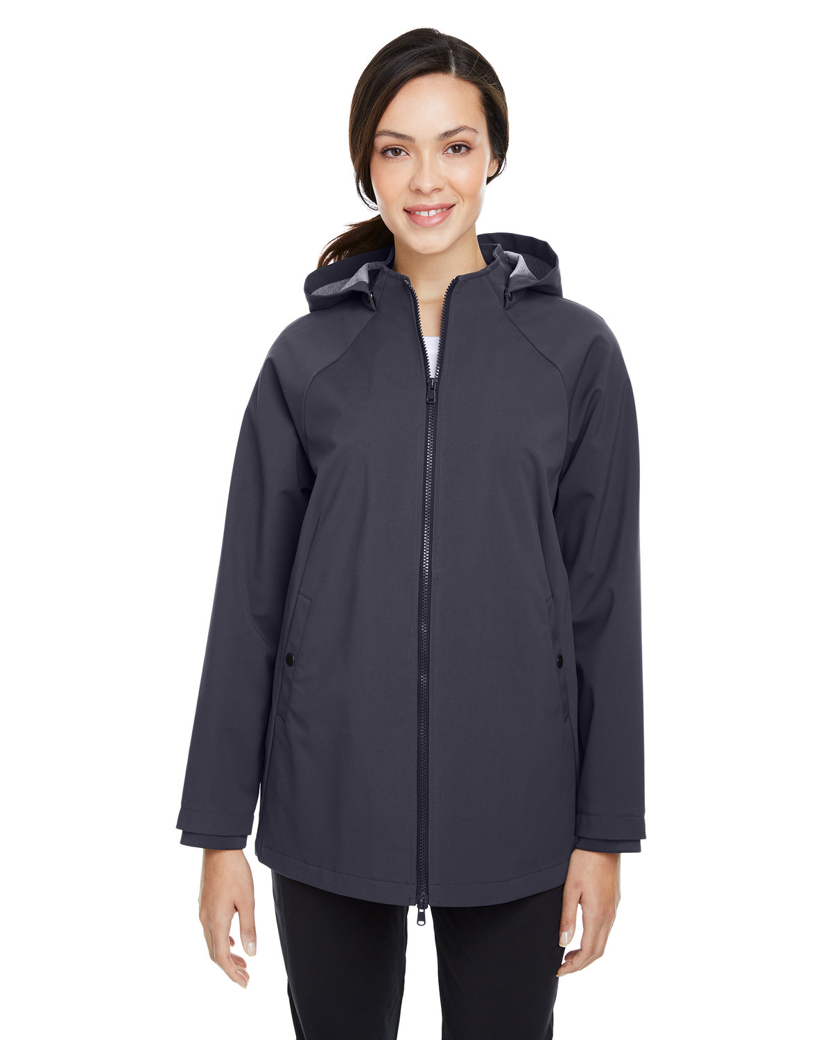 [AB] North End Ladies' City Hybrid Soft Shell Hooded Jacket