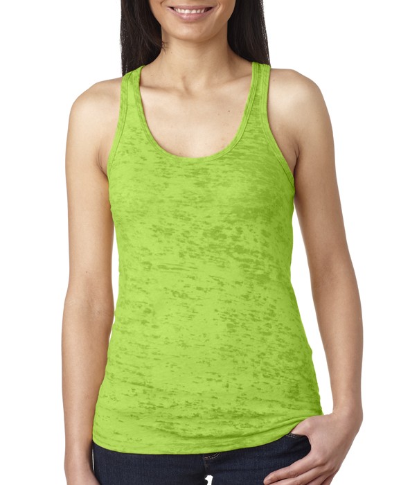 N6533 Next Level Burnout Racerback Tank