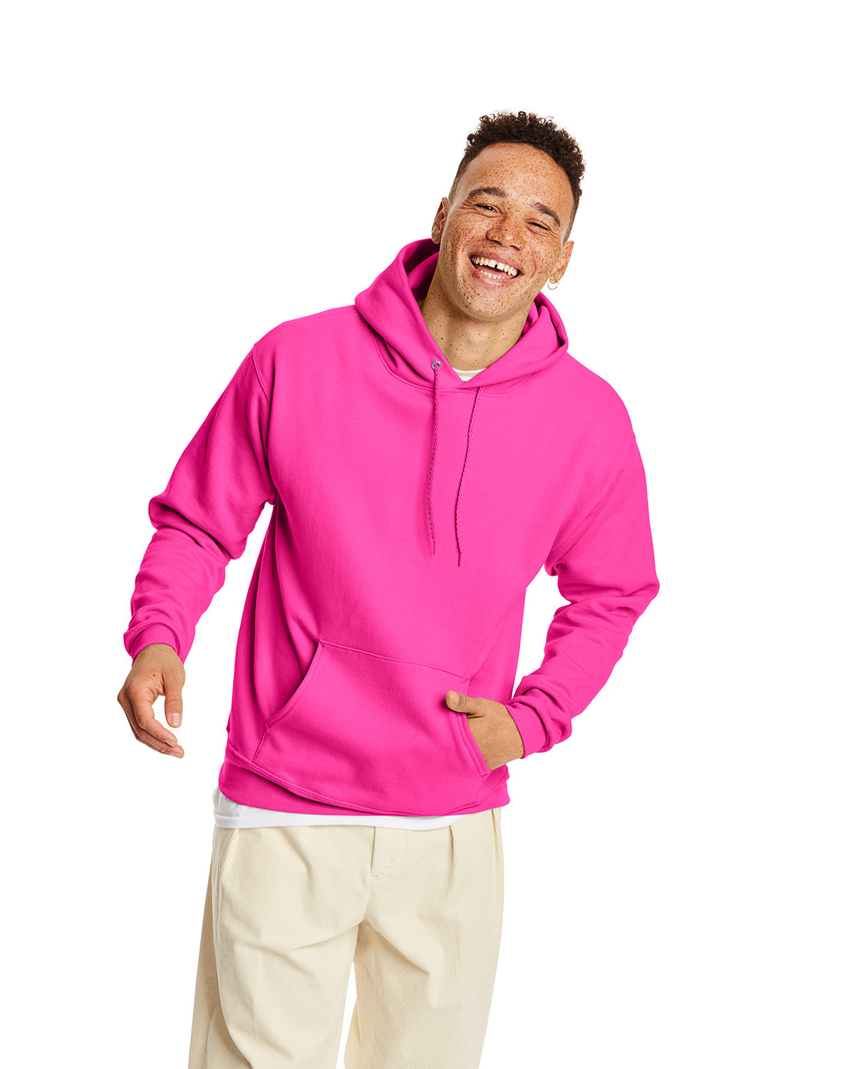 Hanes HanesApparel Men's Drawcord Waistband EcoSmart Pullover Hoodie