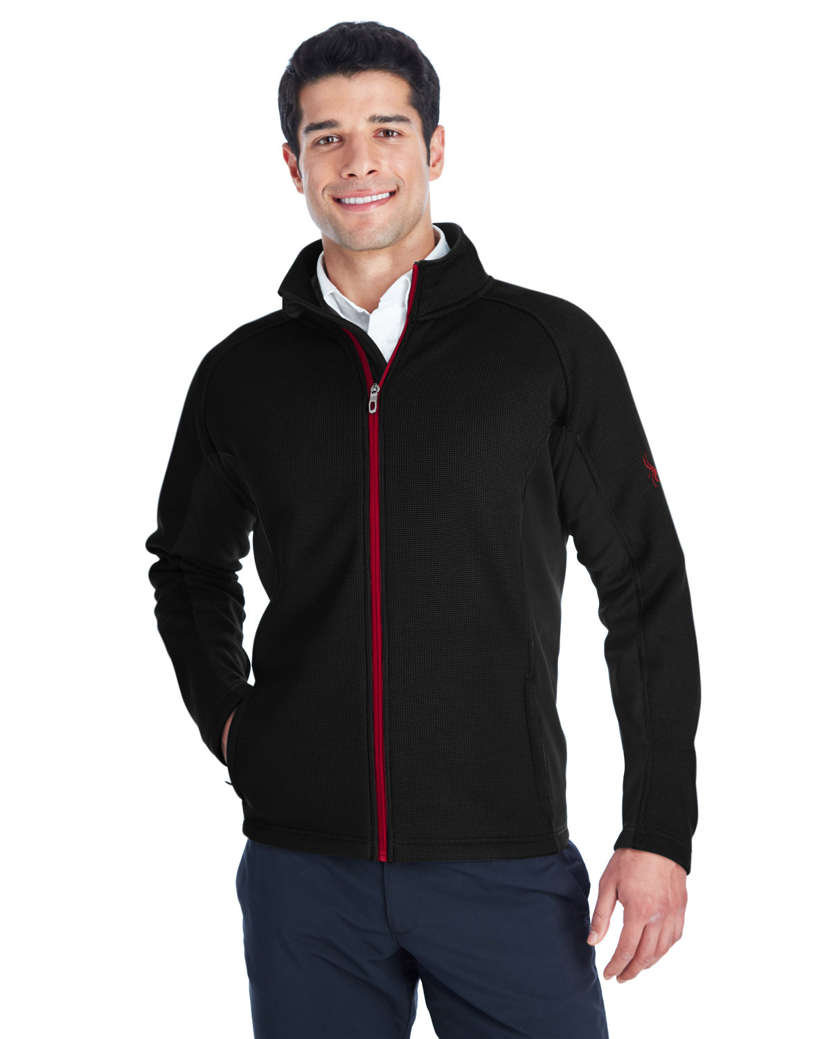 Spyder Men\'s Constant Full-Zip Sweater Fleece Jacket 