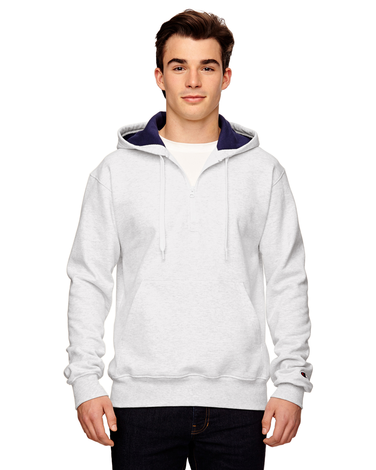 Champion Cotton Max 9.7 oz. Quarter-Zip Hood