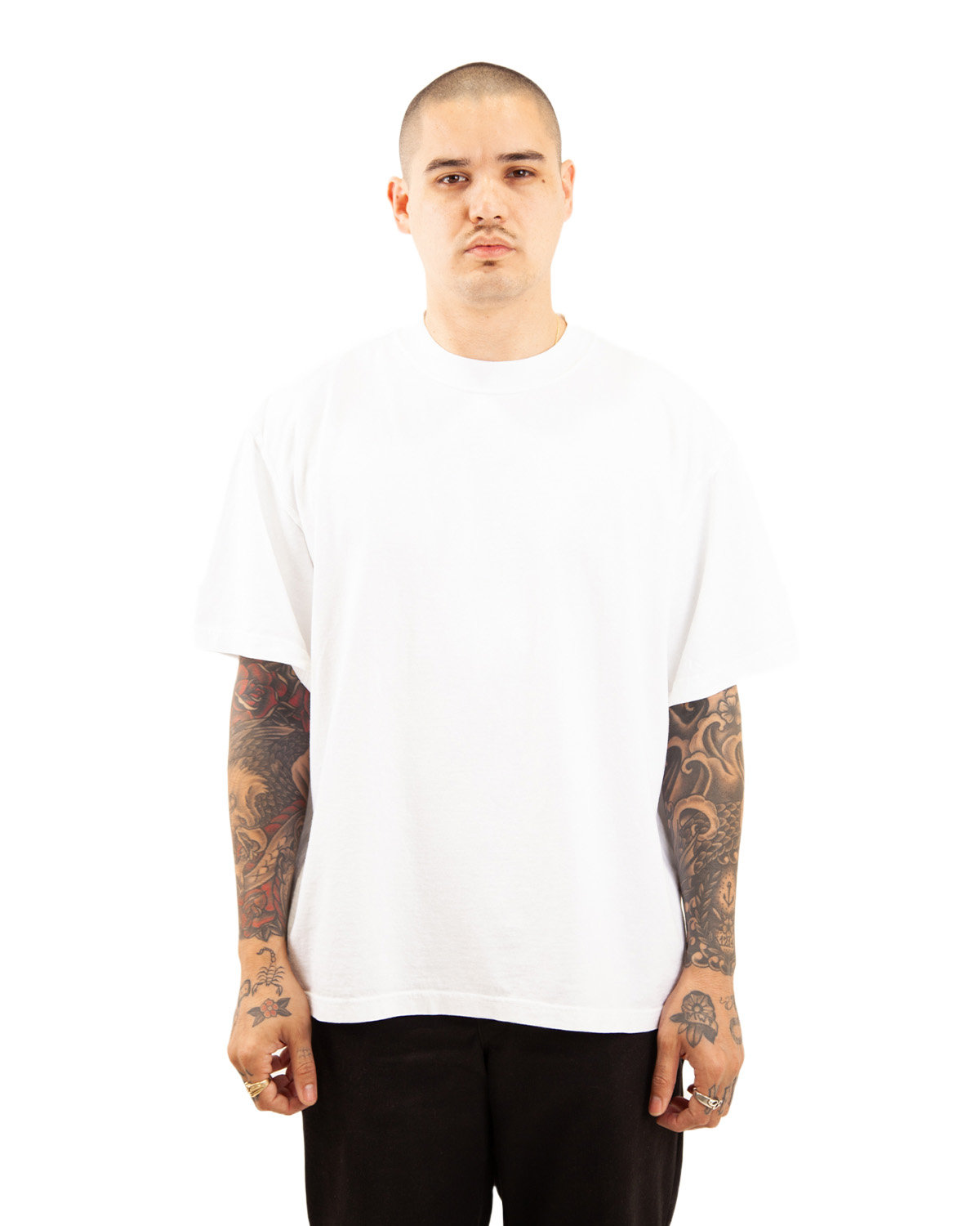 [AB] Shaka Wear Men's Garment Dyed Reverse T-Shirt