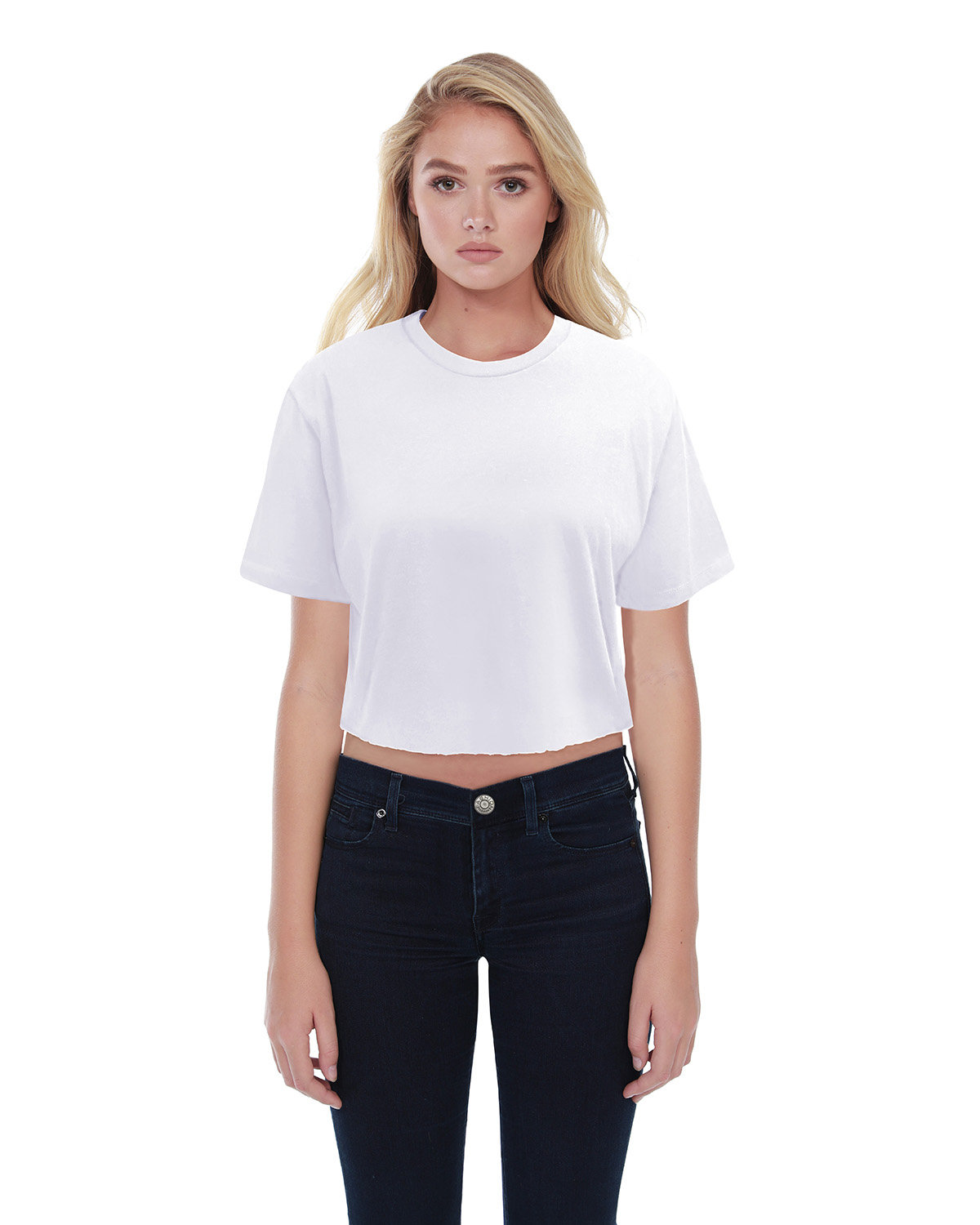 [AB] StarTee Ladies' Crop Boyfriend T-Shirt