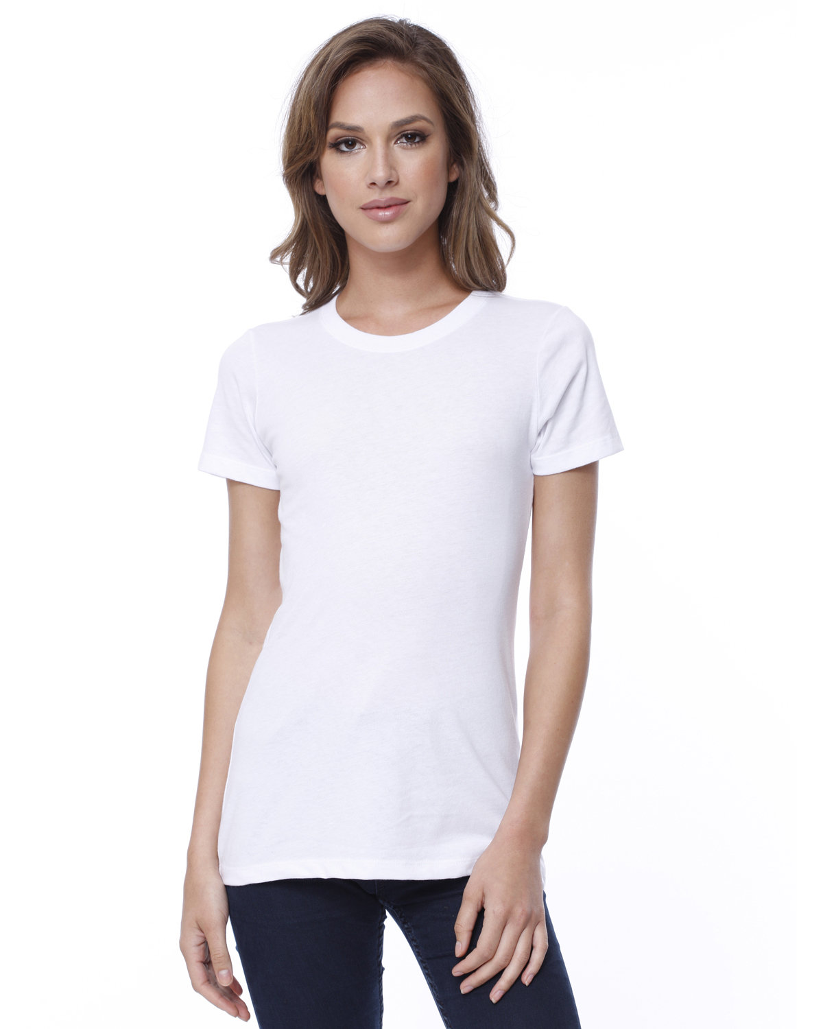 [AB] StarTee Ladies' Cotton Crew Neck T-shirt