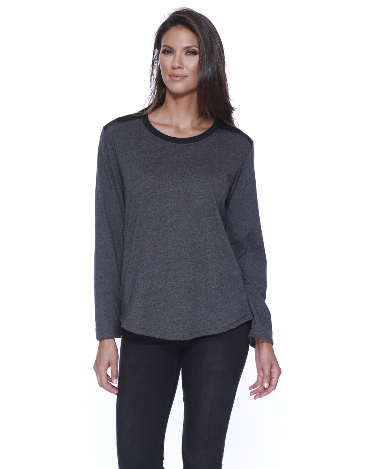 [AB] StarTee Ladies' CVC Melrose Long-Sleeve T-Shirt