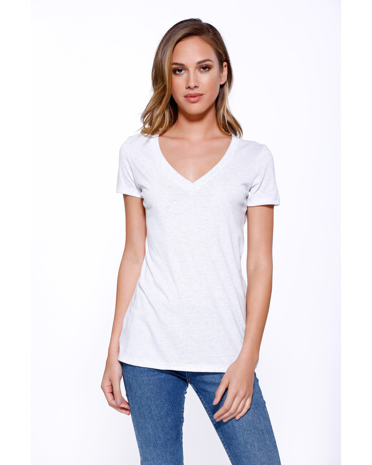 [AB] StarTee Ladies' Triblend V-Neck T-Shirt