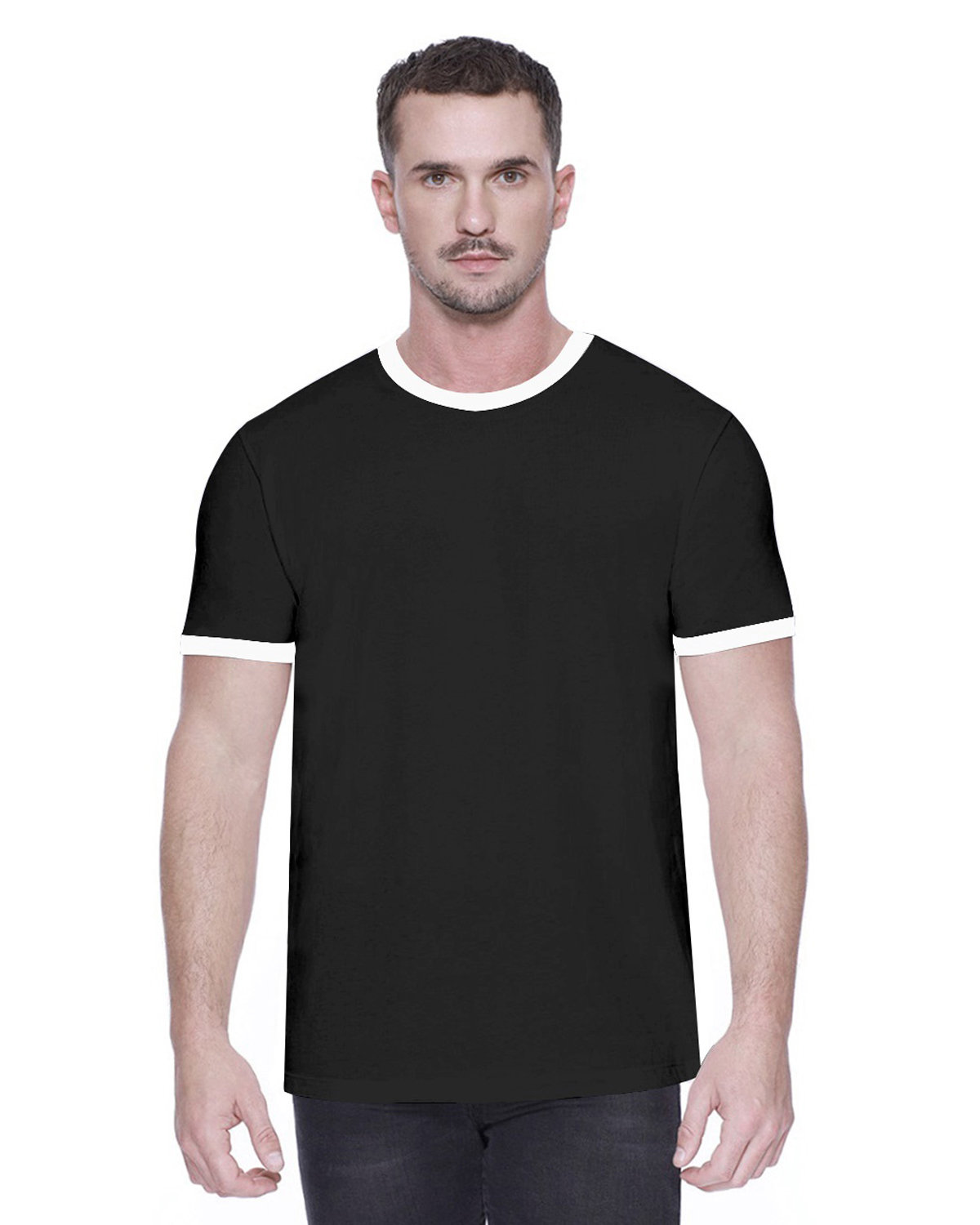 [AB] StarTee Men's CVC Ringer T-Shirt