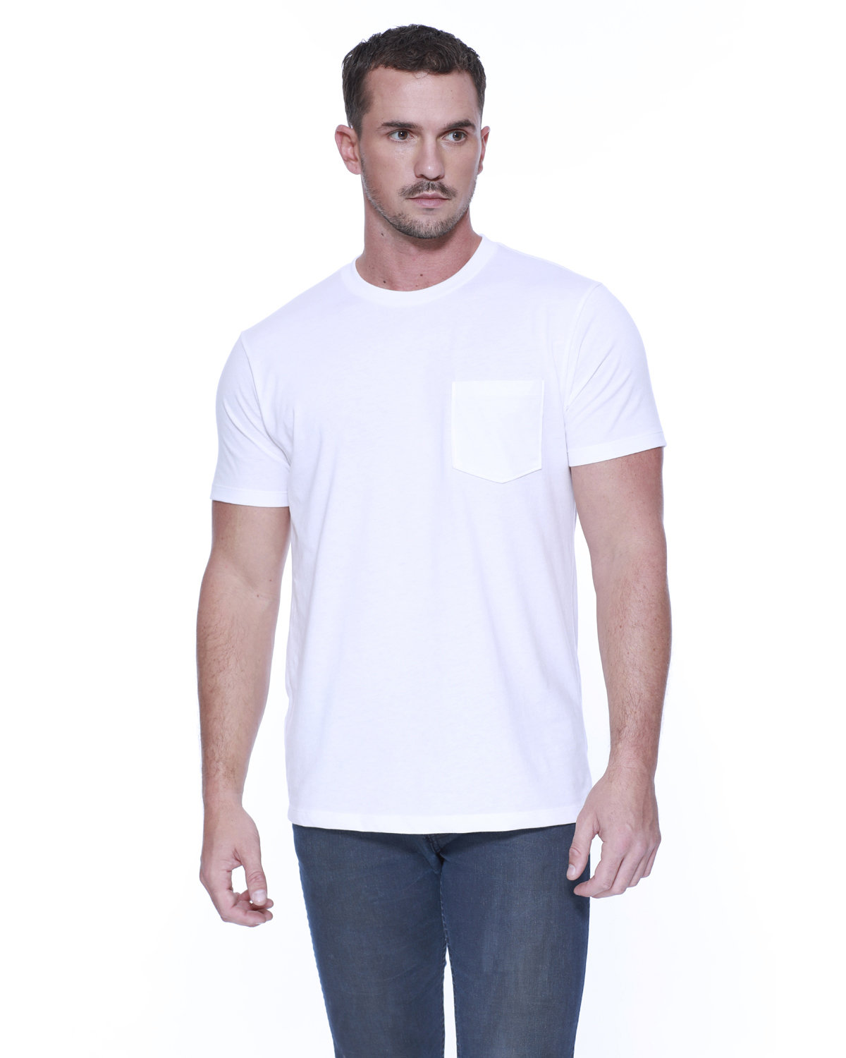 [AB] StarTee Men's CVC Pocket T-Shirt