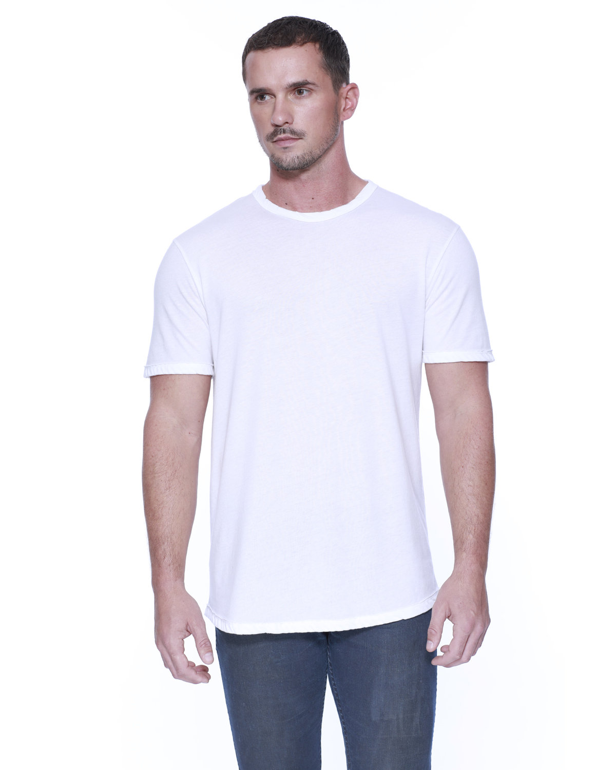 [AB] StarTee Men's Cotton/Modal Twisted T-Shirt