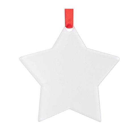 Acrylic Star Ornament (4 Pack)